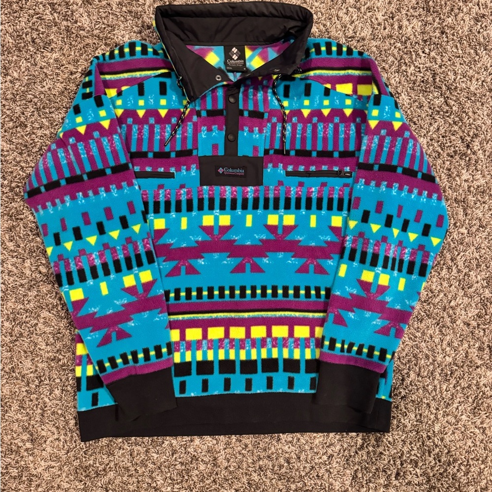 Columbia Colorful Patterned Pullover